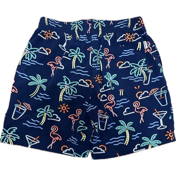 Chubbies Neon Flamingo Swim Trunks Men’s Medium 7” Inseam - Picture 2 of 7